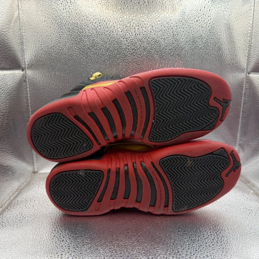 Size 5.5Y Nike Air Jordan 12‎ Retro Low SE Bowl Red Black Kids Shoes DH9695-001